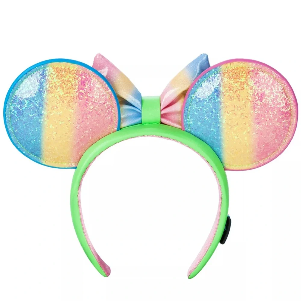 Disney Minnie Ears Headband Disney Eats Shaved Ice Green & Multi Color Headband